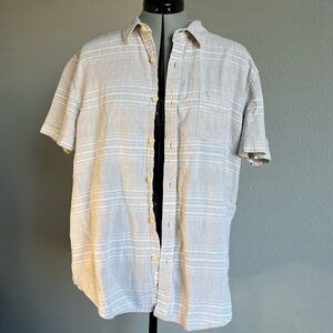 Men's Beige Summer Shirt